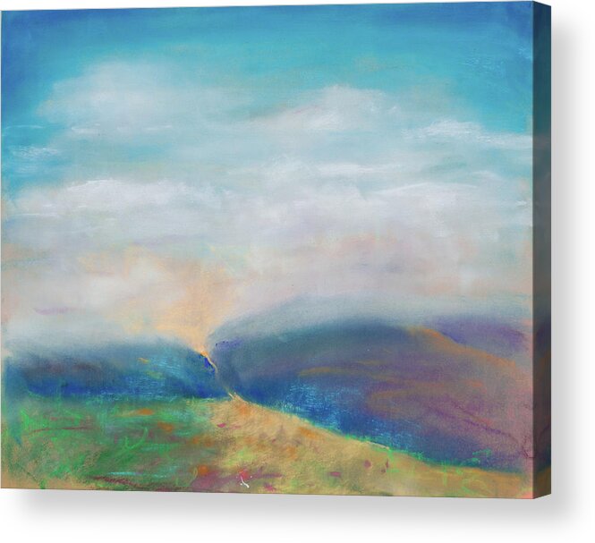 Painting Acrylic Print featuring the painting Journey of Hope by Lee Beuther