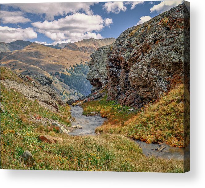  Acrylic Print featuring the photograph June 2023 Porphyry Gulch Afternoon by Alain Zarinelli