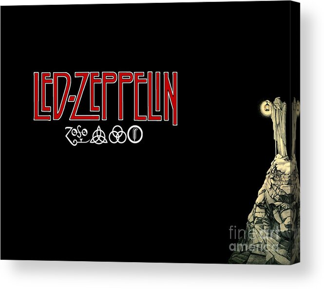 Led Acrylic Print featuring the photograph Led Zeppelin by Action