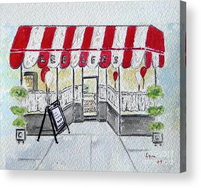 Lee Lee's Baked Goods Acrylic Print featuring the painting Lee Lee's Baked Goods by Afinelyne