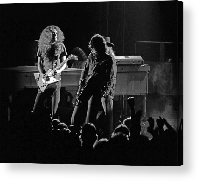 Lynyrd Skynyrd Acrylic Print featuring the photograph Lsspowa76 #14 by Benjamin Upham