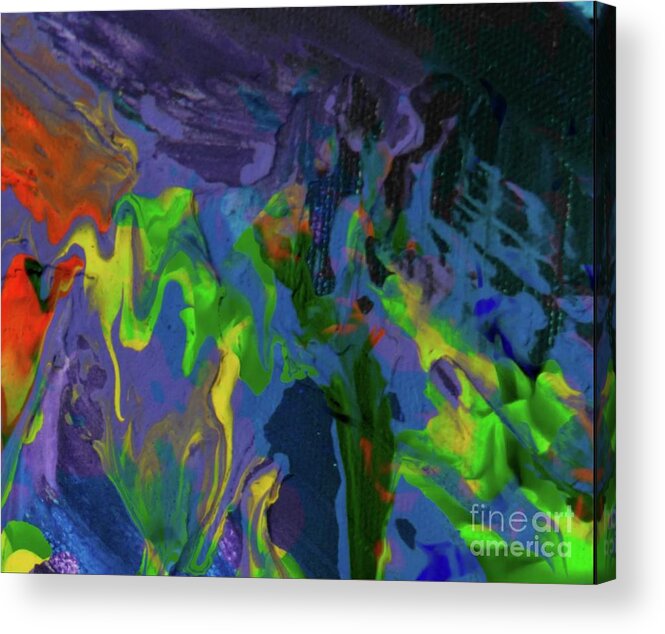 Paint Acrylic Print featuring the digital art Luck Of Dreams by Yvonne Padmos