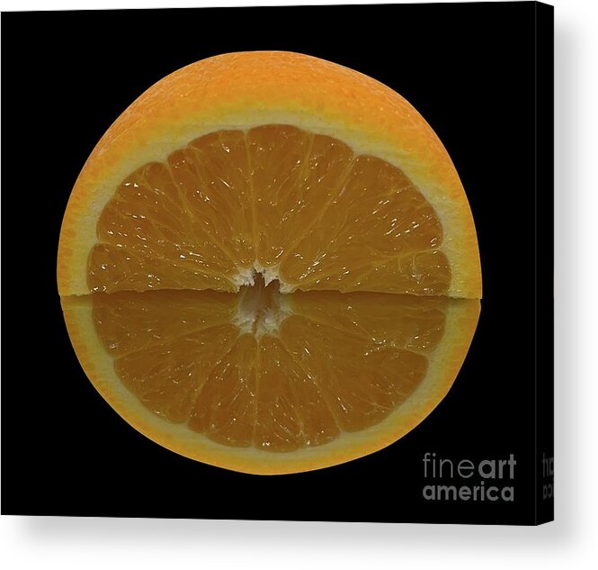 Macro Orange Acrylic Print featuring the photograph Macro Kitchen Photo 3 by Donna Mibus