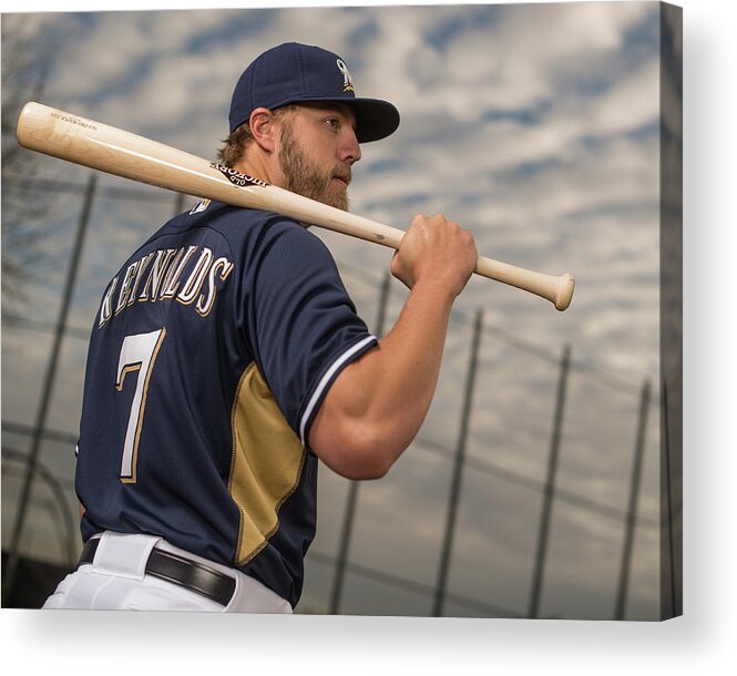 Media Day Acrylic Print featuring the photograph Mark Reynolds by Rob Tringali