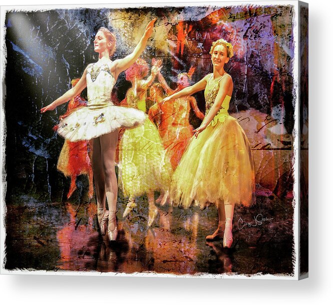 Ballerina Acrylic Print featuring the photograph Nutcracker-Flower Dancers II by Craig J Satterlee