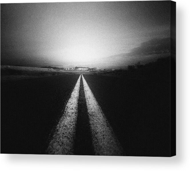 Road Acrylic Print featuring the photograph one by Mark Ross