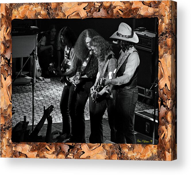 The Outlaws Acrylic Print featuring the photograph Outwint7576 Vra#14 by Benjamin Upham III