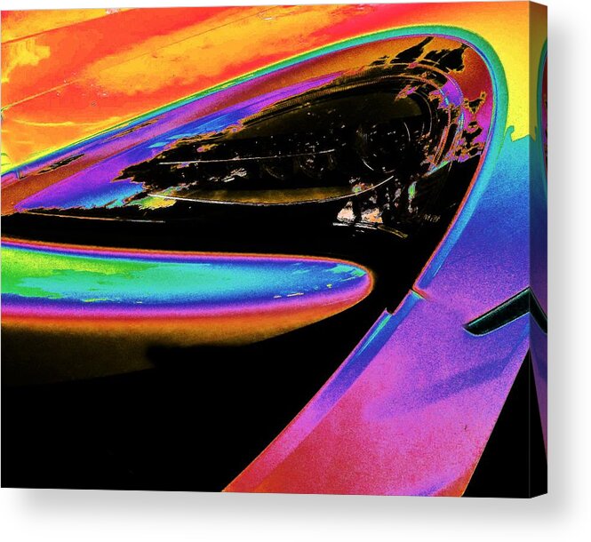 Photo Acrylic Print featuring the photograph Photo Sculpture Mu by Andrew Lawrence