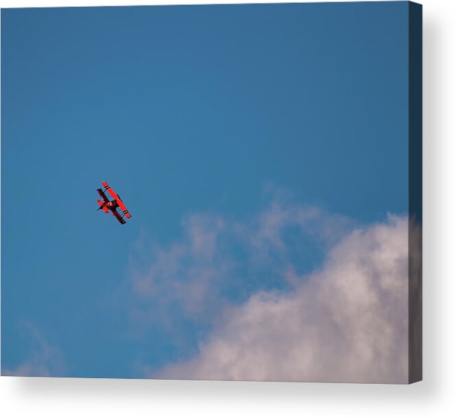 Pitts Biplane Acrylic Print featuring the photograph Pitts Biplane 007 by Flees Photos