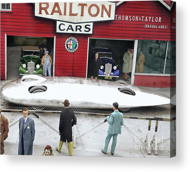 Auto Acrylic Print featuring the photograph Railton Cars by Franchi Torres