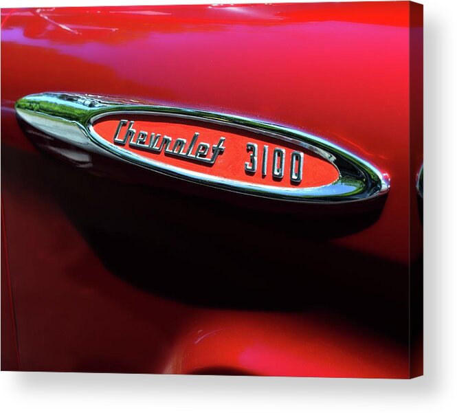 Car Acrylic Print featuring the photograph Red Truck by Maggy Marsh
