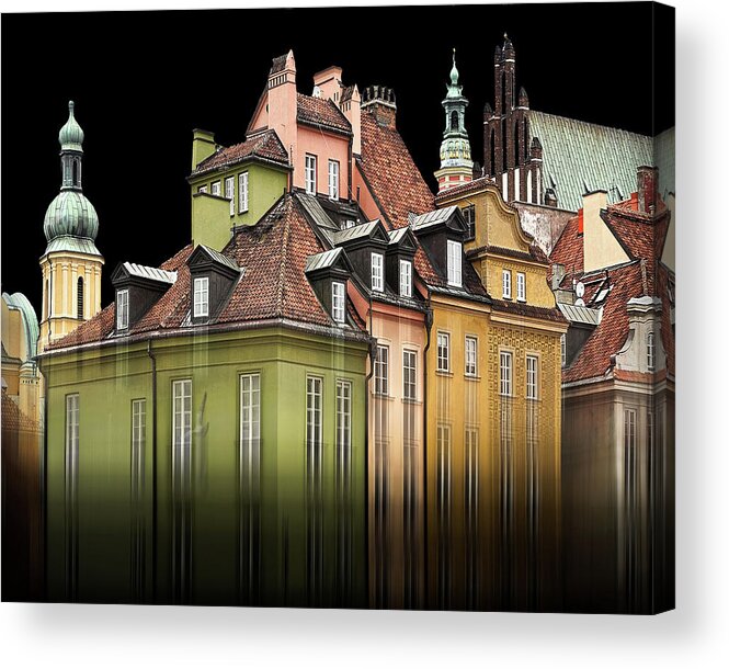 Roofs Acrylic Print featuring the photograph Roofs by Raffaele Corte