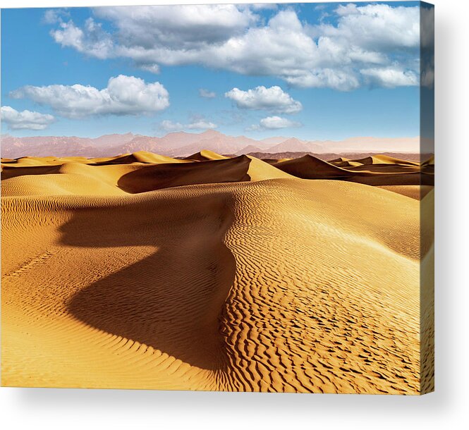 Sand Dunes Acrylic Print featuring the photograph Sand Dunes by GLENN Mohs