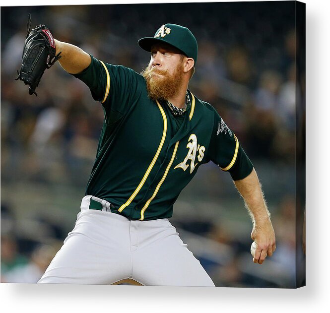 Ninth Inning Acrylic Print featuring the photograph Sean Doolittle by Rich Schultz