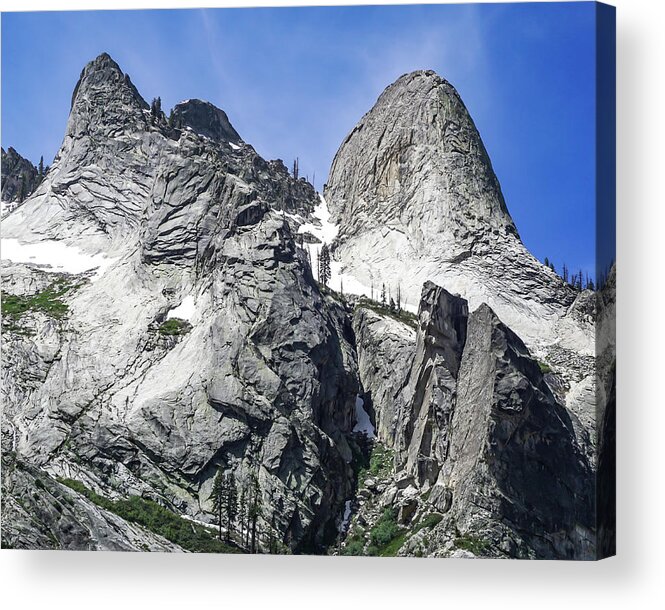 Sequoia National Park Acrylic Print featuring the photograph World of Granite by Brett Harvey