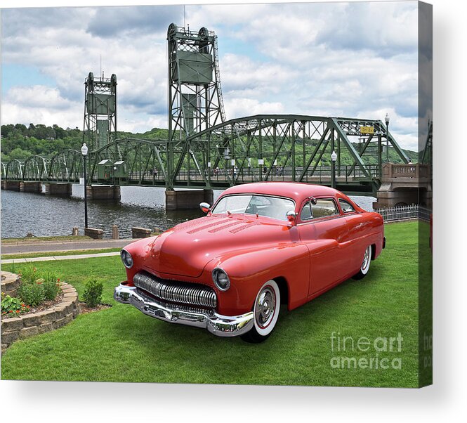 Stillwater Acrylic Print featuring the photograph Stillwater Lead Sled by Ron Long