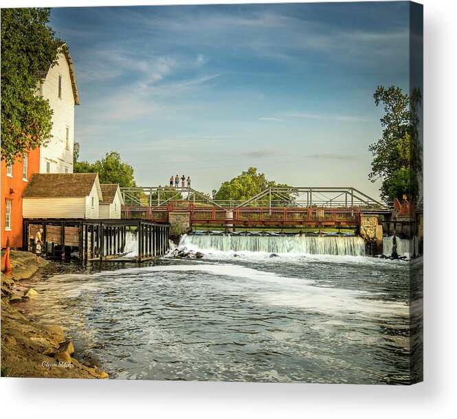 Mill Acrylic Print featuring the photograph Summer at the Mill by GLENN Mohs