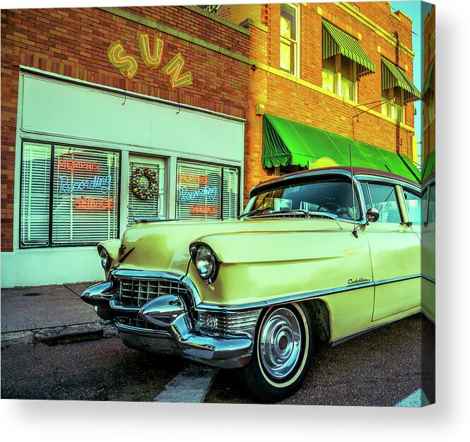 Birth Place Of Rock & Roll Acrylic Print featuring the photograph Sun Studios by Darrell DeRosia