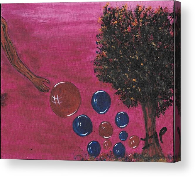 Trees Acrylic Print featuring the painting Tree of Life by Esoteric Gardens KN