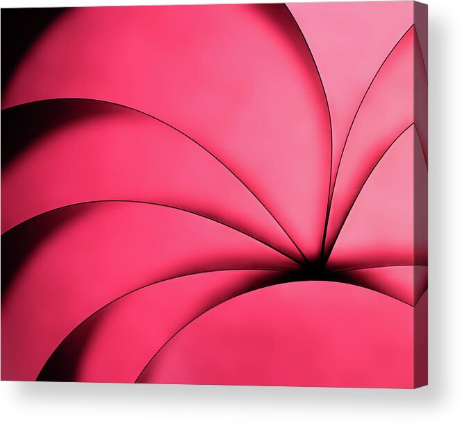 Paper Acrylic Print featuring the photograph Tropical Dream - Paper Abstract by Elvira Peretsman