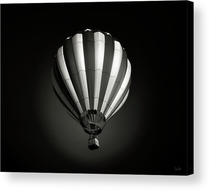 Hot Air Balloon Acrylic Print featuring the photograph Up Up And Away by Suzanne Stout