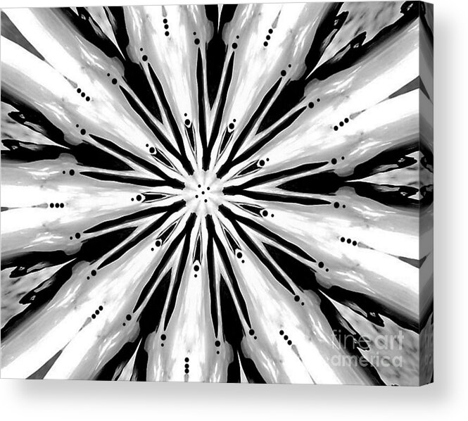 Digital Art Acrylic Print featuring the digital art Wax Illusions by Tracey Lee Cassin