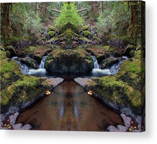 Nature Acrylic Print featuring the photograph Wilson Creek Paradise Mirror #1 by Ben Upham III