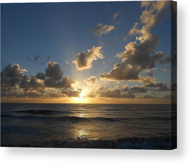 Sunrise Acrylic Print featuring the photograph Awareness #1 by Sheila Silverstein
