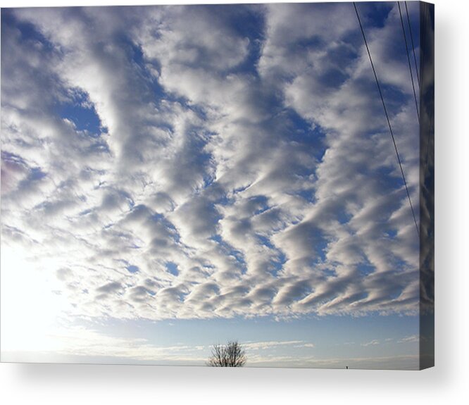 Cloud Acrylic Print featuring the photograph Cloud Deck by Michelle Hoffmann