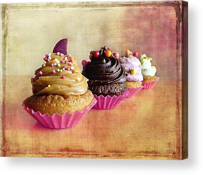 Cupcakes Acrylic Print featuring the photograph Fairy cakes #2 by Barbara Orenya