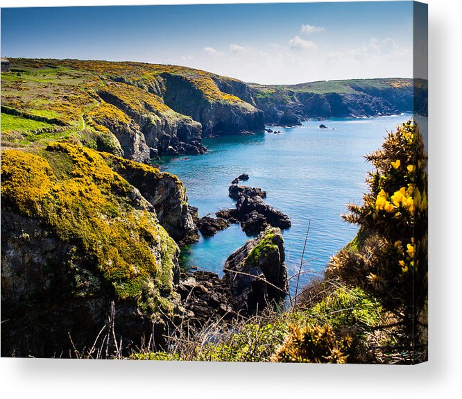 Birth Place Acrylic Print featuring the photograph St Non's Bay Pembrokeshire #1 by Mark Llewellyn