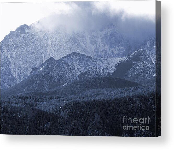 Colorado Acrylic Print featuring the photograph Stormy Peak #1 by Steven Krull