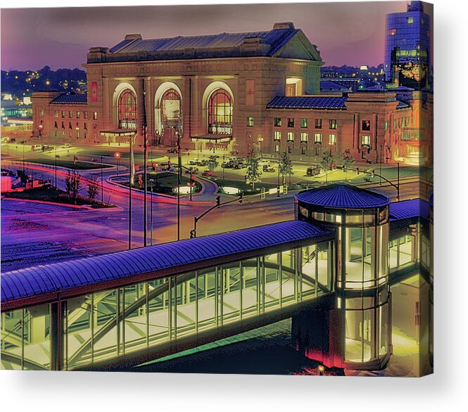 Union Station Acrylic Print featuring the photograph Union Station #1 by Don Wolf