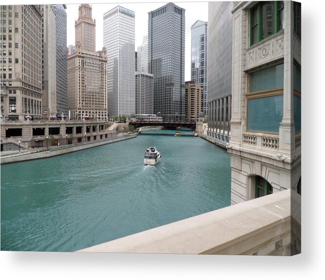 Landscape Acrylic Print featuring the photograph A River Runs Through It #2 by Val Oconnor