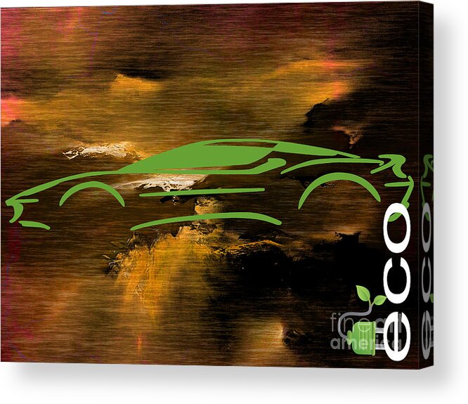 Eco Acrylic Print featuring the mixed media Eco Collection #2 by Marvin Blaine