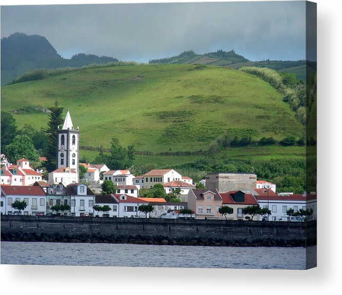 Landscape Acrylic Print featuring the photograph Azores #4 by Jean Wolfrum