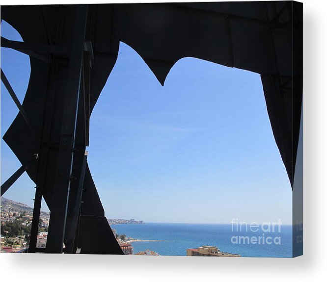 Through Acrylic Print featuring the photograph Through - Fuengirola by Chani Demuijlder