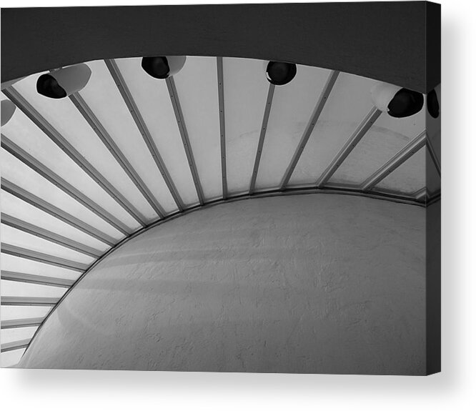 Abstract Acrylic Print featuring the photograph Abstract - Curves and Lines 1 by Richard Reeve