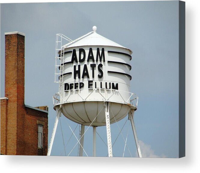 Dallas Acrylic Print featuring the photograph Adam Hats in Deep Ellum by Norma Brock