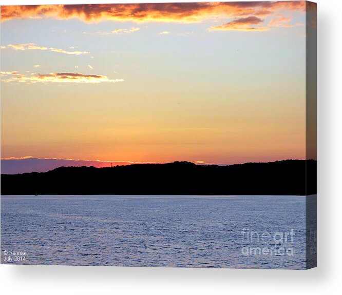 Landscape Acrylic Print featuring the photograph After Sundown by Rennae Christman