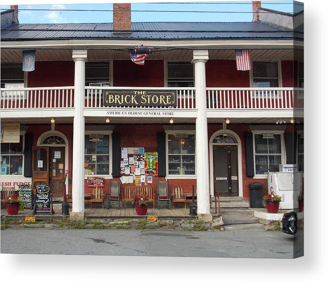 Landmark Acrylic Print featuring the photograph America's Oldest General Store by Catherine Gagne