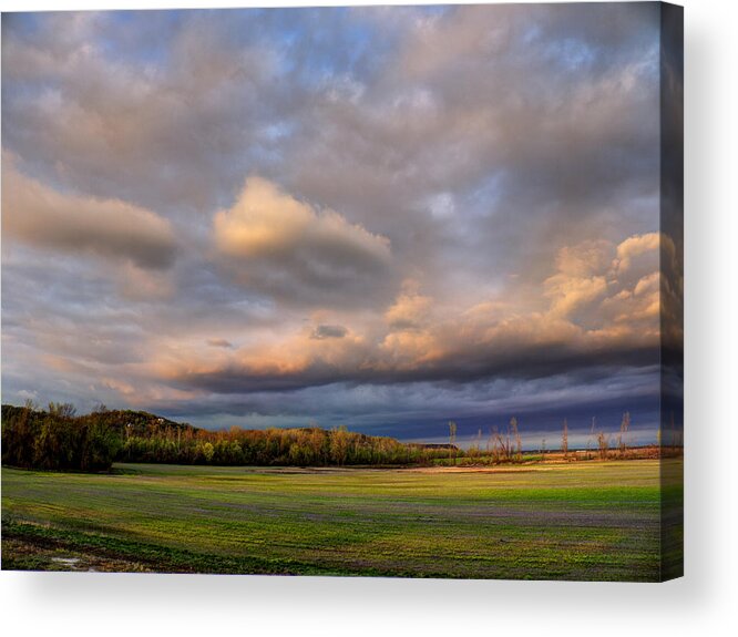 And The Earth Now Awakens Acrylic Print featuring the photograph And the Earth Now Awakens by William Fields