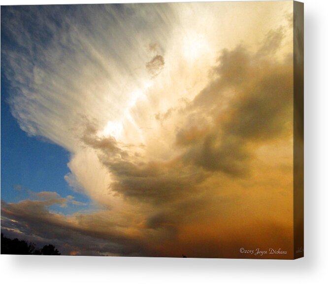 Cloud Acrylic Print featuring the photograph Another Incredible Cloud by Joyce Dickens