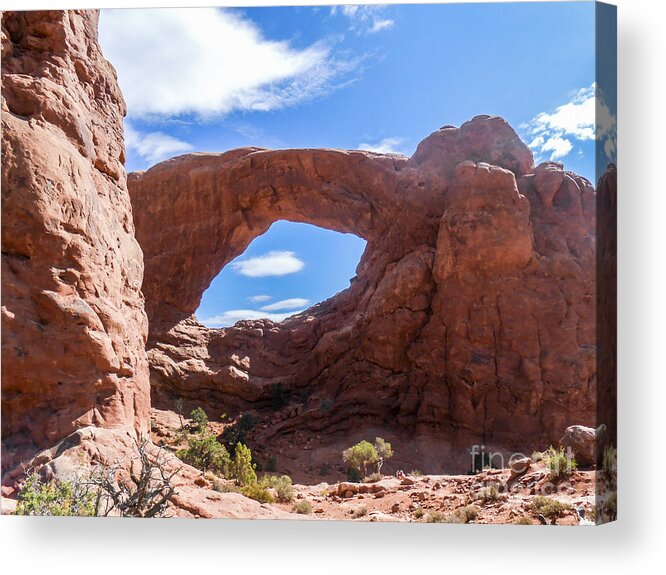 Arches Acrylic Print featuring the photograph Arches in the Distance by Elizabeth M