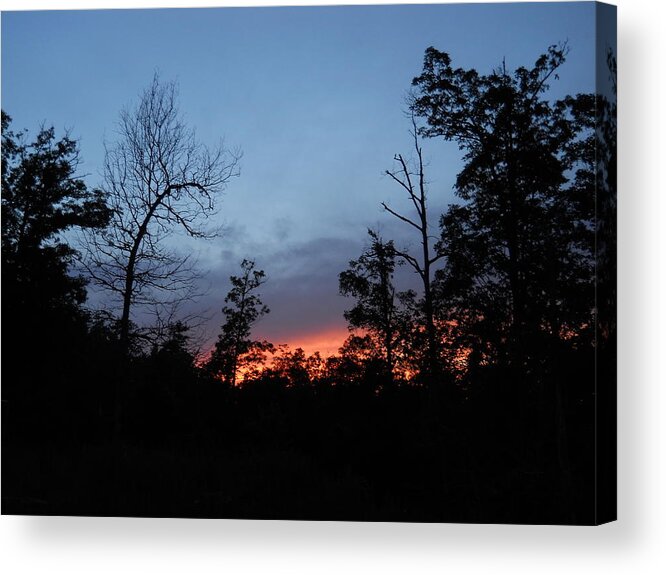 May Acrylic Print featuring the photograph Arkansas Sunset by Yolanda Raker