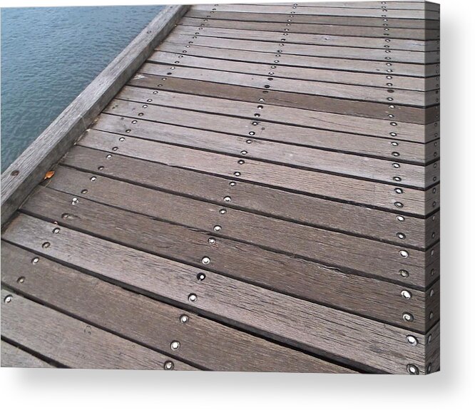 Aruba Acrylic Print featuring the photograph Aruba Boardwalk by Curtis Krusie