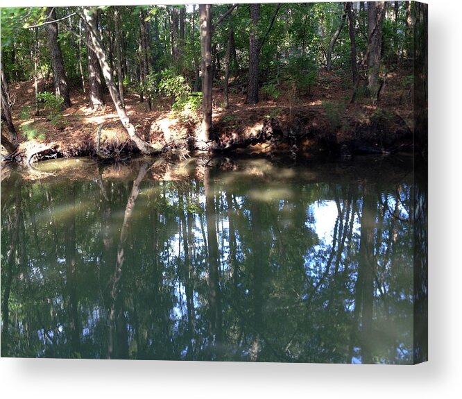 Assateague Canal Acrylic Print featuring the photograph Assateague Canal 3 by Kevin Callahan