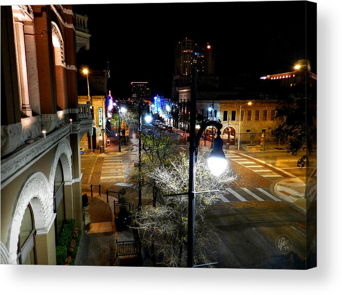 Austin Acrylic Print featuring the photograph Austin HDR 002 by Lance Vaughn