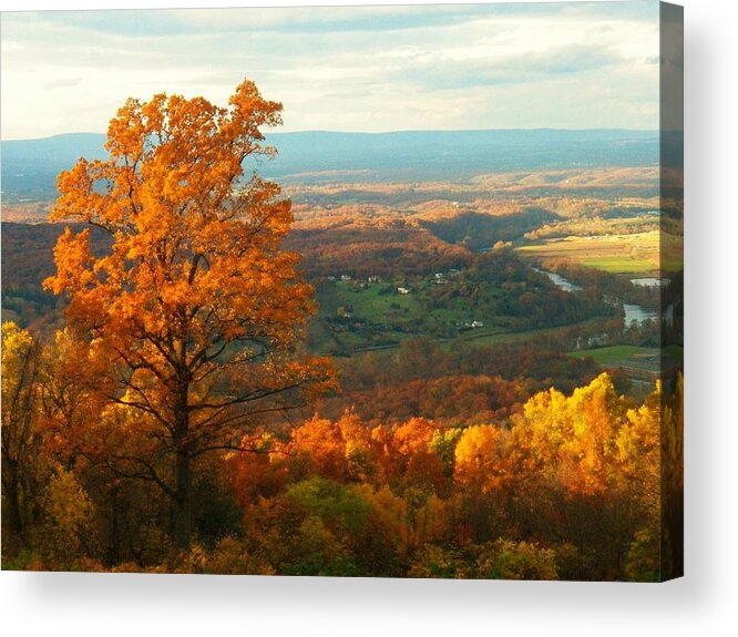Shenandoah National Park Acrylic Print featuring the photograph Autumn in the Valley by Joyce Kimble Smith