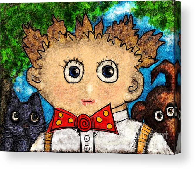 Humor Acrylic Print featuring the photograph Back To School by Mary Eichert